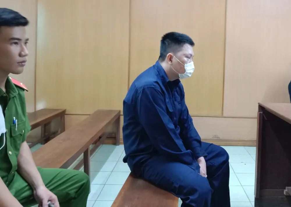 Bị cáo Hồ Văn Lam tại toà. Ảnh: HĐ