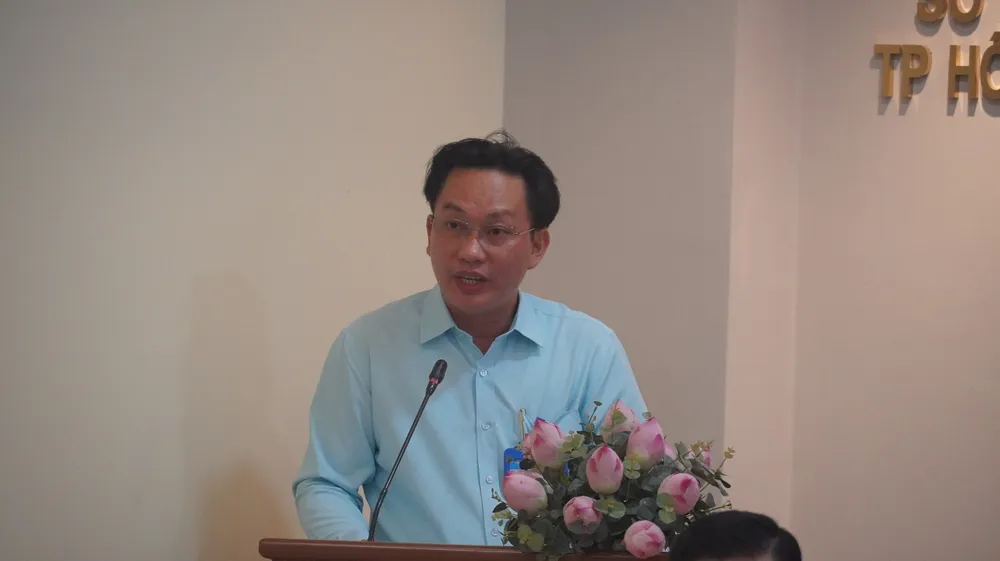 Ông Nguyễn Thành Băng, Trưởng phòng Bổ trợ tư pháp đề nghị các văn phòng TPL hoạt động đúng công việc, quyền hạn và các quy định của pháp luật. Ảnh: HỮU ĐĂNG nguyenthanhbang.jpeg