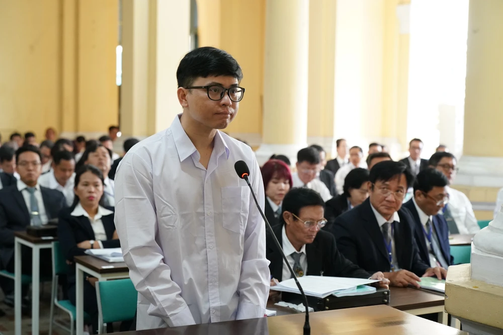 Bị cáo Trương Khánh Hoàng. Ảnh: TTBC truong-khanh-hoang.JPG