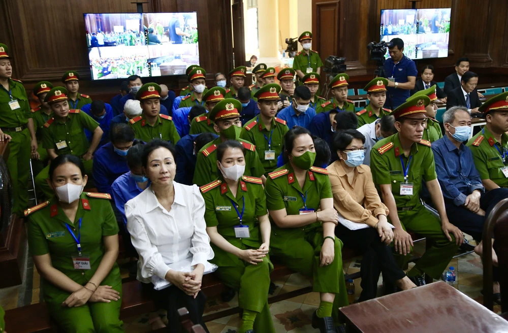Vụ án Vạn Thịnh Phát giai đoạn 1 được xét xử sơ thẩm vào tháng 4-2024. Ảnh: HOÀNG GIANG Vạn Thịnh Phát