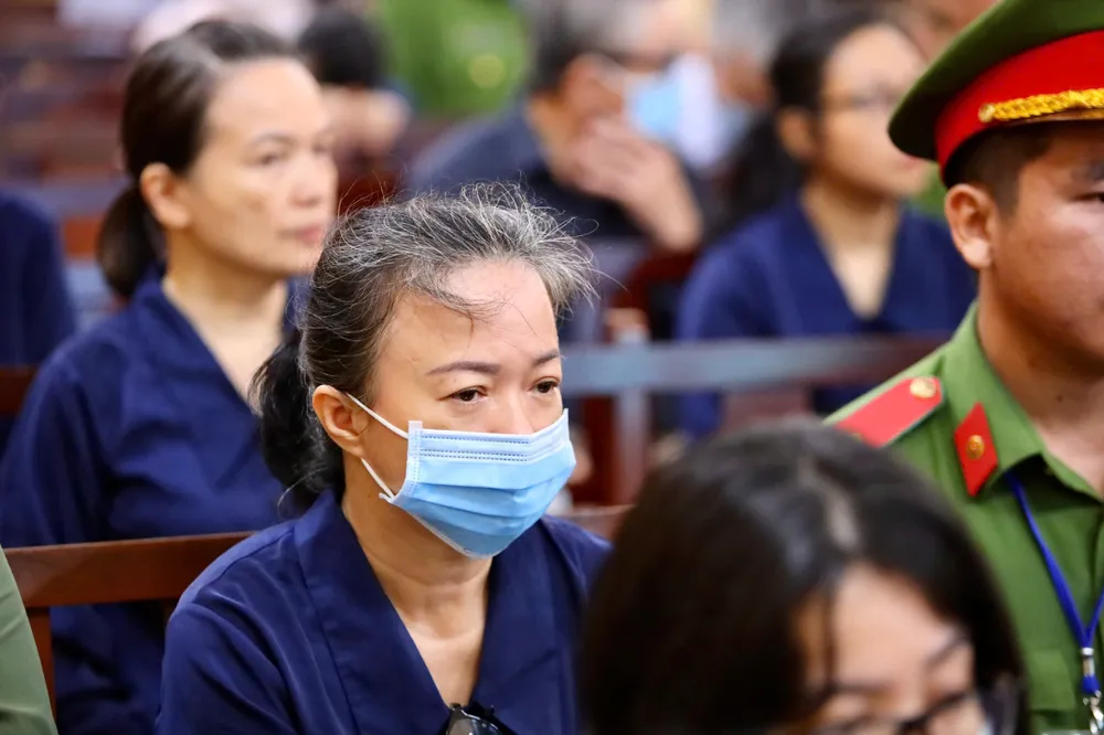 Bị cáo Đặng Phương Hoài Tâm tại toà. Ảnh: NGUYỆT NHI dang-phuong-hoai-tan.jpg