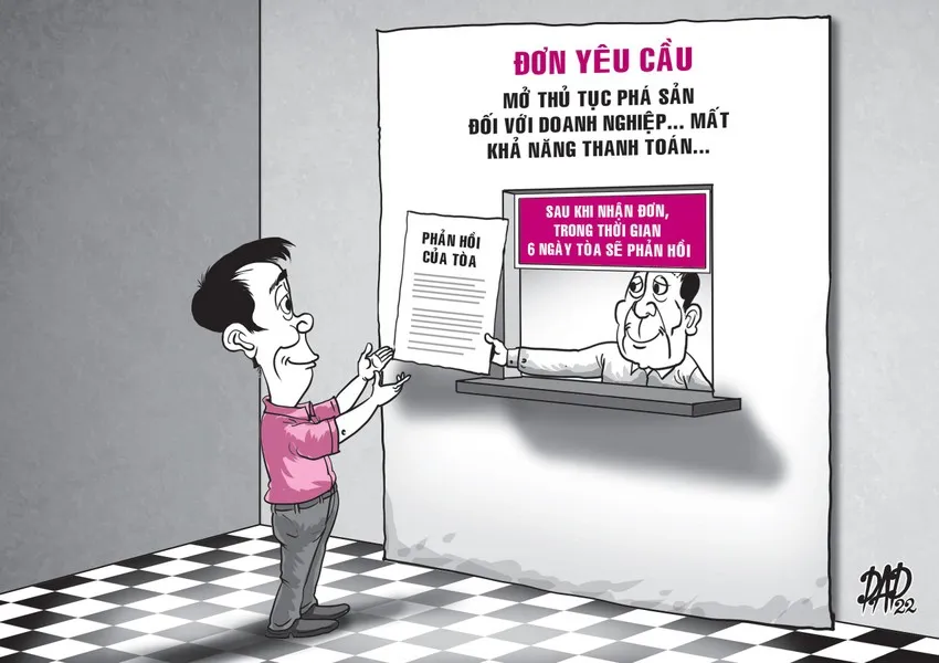 Luật phá sản 2014 hiện nay đã bộc lộ nhiều hạn chế nên TAND Tối cao đã đề xuất nhiều chính sách mới để khắc phục, hoàn thiện. Ảnh:PLO luật phá sản