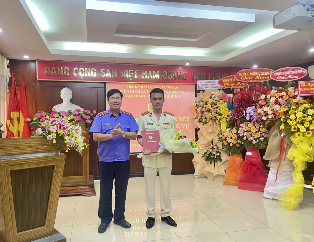 Ông Phạm Xuân Minh được bổ nhiệm giữ chức Chánh văn phòng VKSND Cấp cao tại TP.HCM. Ảnh: