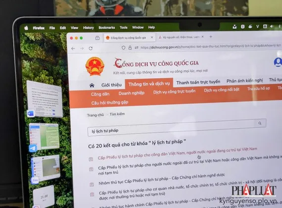 lý lịch tư pháp