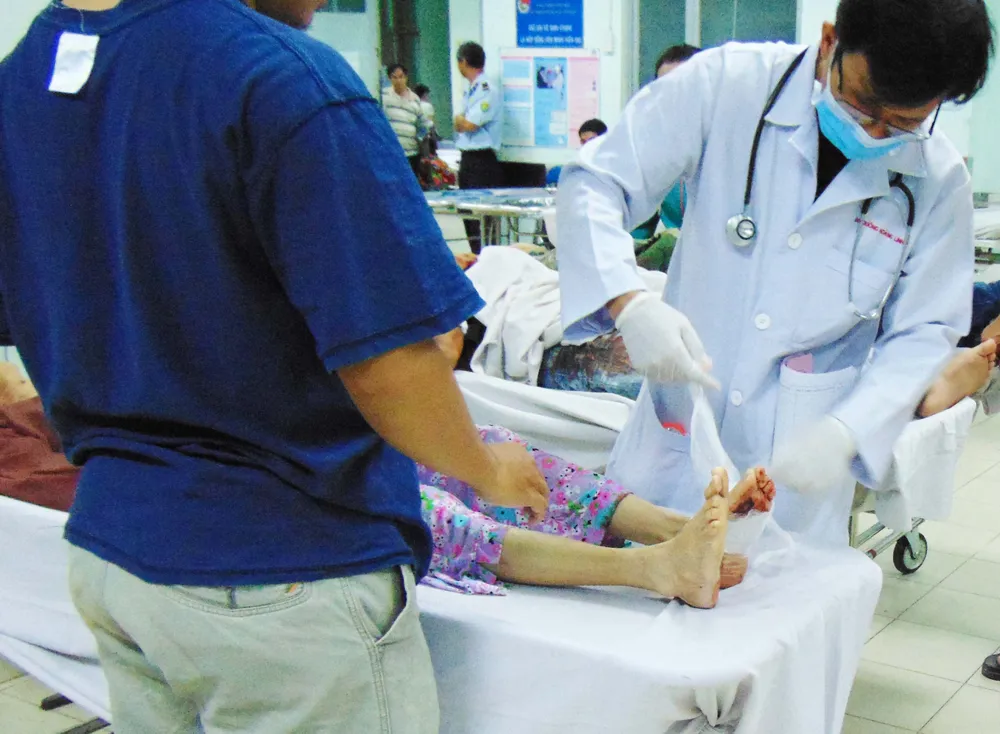 Những ca cấp cứu điển hình trong đêm Noel ảnh 4 Những ca cấp cứu điển hình trong đêm Noel ảnh 4