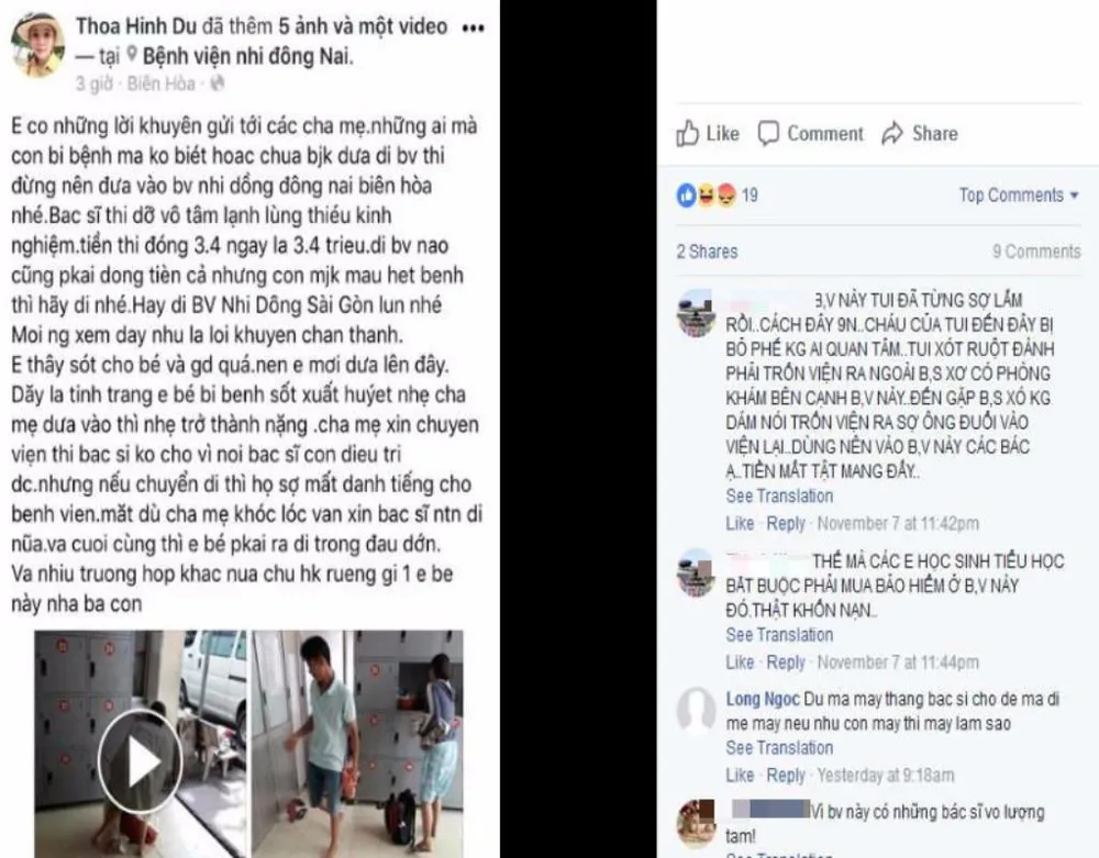 bệnh viện nhi đồng đồng nai