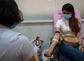 Hàng trăm bạn trẻ hiến máu trong mùa dịch Corona