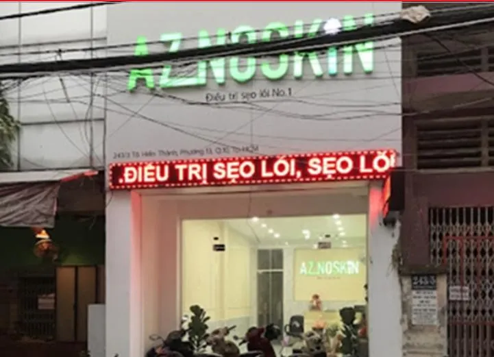 Cơ sở làm đẹp AZ NOSKIN bị phạt hơn 107 triệu đồng. Ảnh: Sở Y tế TP.HCM Cơ sở làm đẹp AZ NOSKIN bị phạt hơn 107 triệu đồng. Ảnh: Sở Y tế TP.HCM