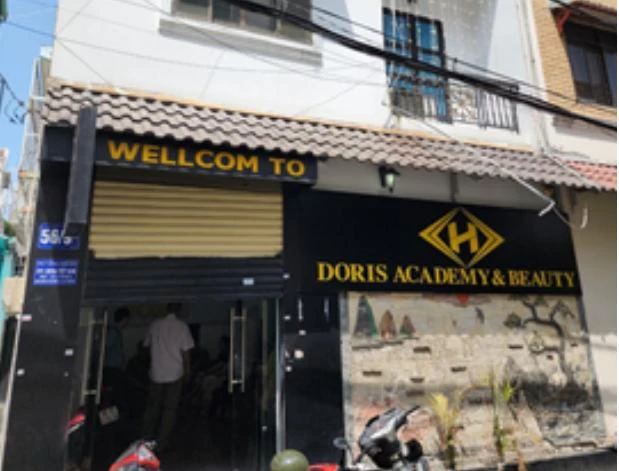 Cơ sở thẩm mỹ không phép có bản hiệu Doris Academy &amp; Beauty, Ảnh: SỞ Y TẾ