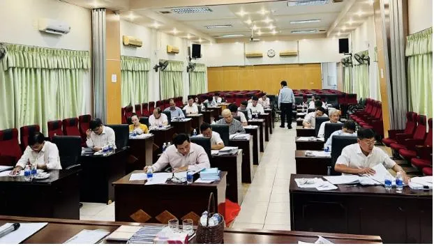 25 ứng cử viên tham gia vòng một kỳ thi tuyển giám đốc BV Mắt TP.HCM. Ảnh: SỞ Y TẾ