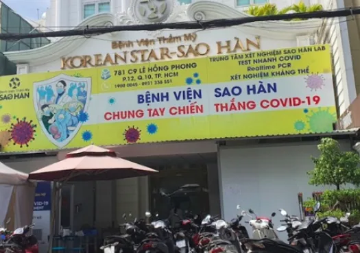 Bệnh viện chuyên khoa phẫu thuật thẩm mỹ Korean Star - Sao Hàn. Ảnh: HB
