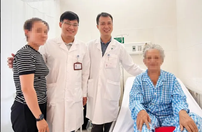 Sức khỏe bà N ổn định sau phẫu thuật. Ảnh: BVCC Sức khỏe bà N ổn định sau phẫu thuật. Ảnh: BVCC