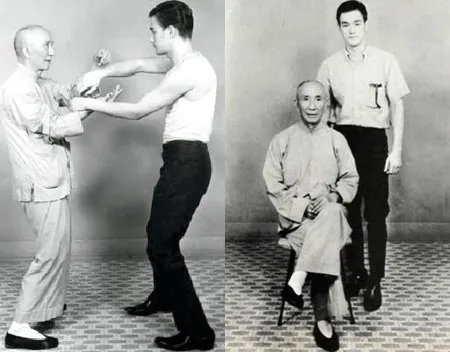 Lý Tiểu Long và sư phụ Diệp Vấn