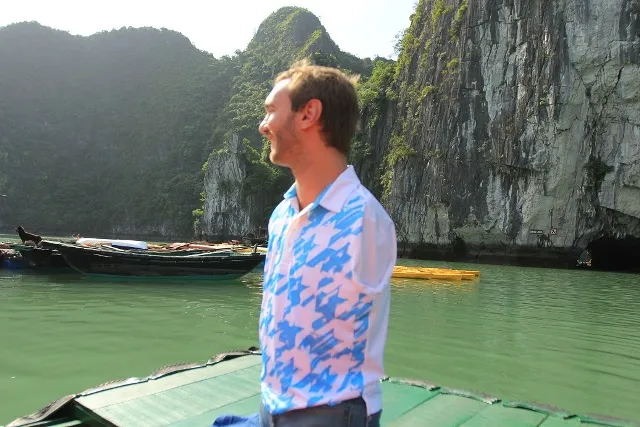 Chùm ảnh Nick Vujicic thăm vịnh Hạ Long ảnh 2