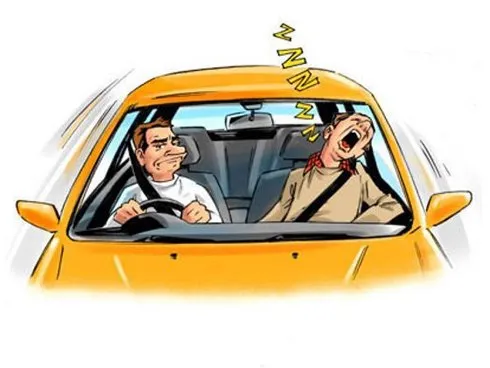 Hành khách ngủ trên xe không phải là hiếm, đặc biệt trong những hành trình dài. Trạng thái say giấc nồng của những người xung quanh dễ gây cảm giác buồn ngủ cho tài xế. ngu-gat-1355199724_500x0.jpg