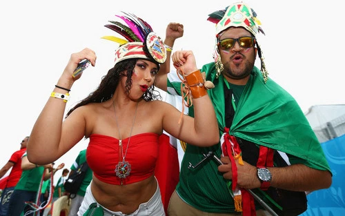 Những cổ động viên nữ xinh đẹp cổ vũ ĐT Brazil ảnh 10