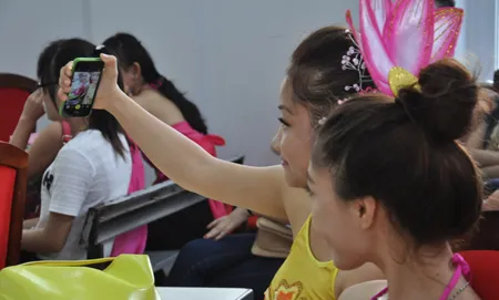 thí sinh, nữ sinh, xinh đẹp, thi nghệ thuật, văn hóa