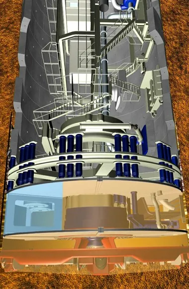 Hình ảnh nhà ga ngầm tuyến Metro số 1 ở Sài Gòn