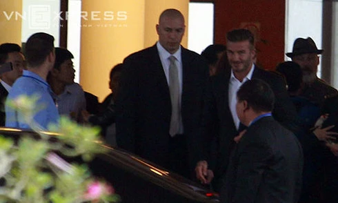 David Beckham đặt chân đến Hà Nội