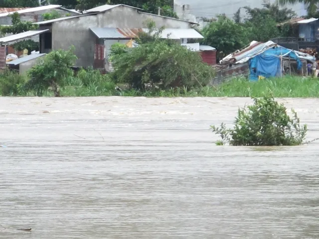 Chùm ảnh nhà sập, đường sá ngổn ngang sau bão số 4 ảnh 9 Chùm ảnh nhà sập, đường sá ngổn ngang sau bão số 4 ảnh 9