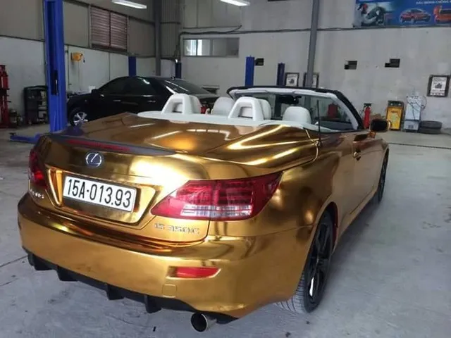 siêu xe, mui trần, mạ vàng, Hải Phòng, đại gia, Lexus