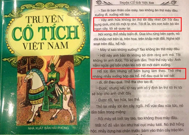 Đình chỉ phát hành cuốn “Truyện cổ tích Việt Nam” ảnh 1 Đình chỉ phát hành cuốn “Truyện cổ tích Việt Nam” ảnh 1
