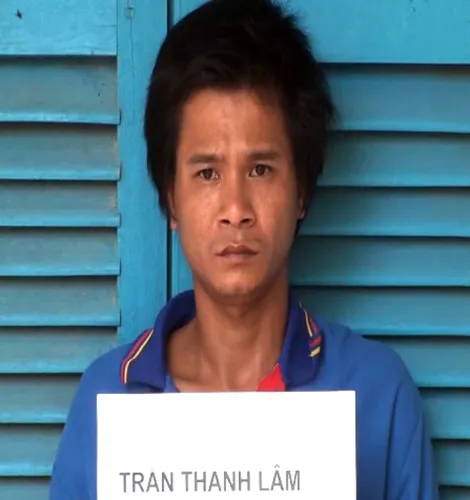 Trần Thanh Lâm tại cơ quan điều tra. Trần Thanh Lâm tại cơ quan điều tra.