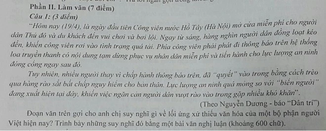 Đề thi được trích từ cuốn sách. Đề thi được trích từ cuốn sách.