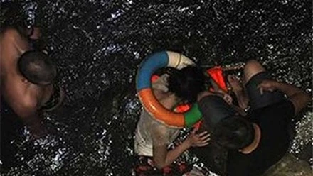 Anh Liu thấy hối hận khi nhảy xuống sông vì nước quá bẩn.