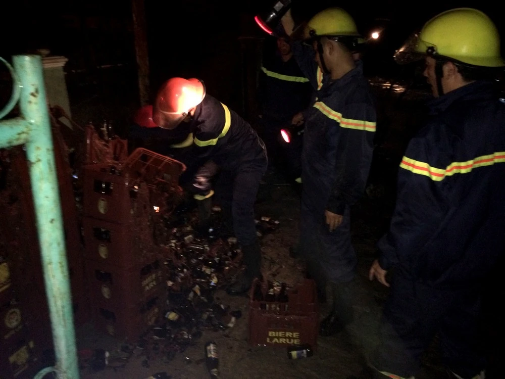 Nổ bình gas gây cháy nhà, hai người bỏng nặng ảnh 1