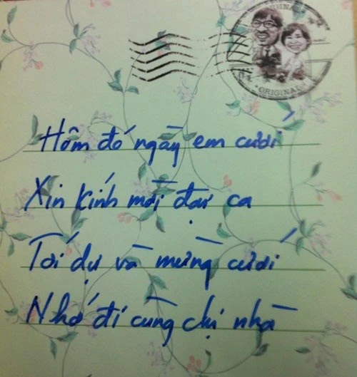 Khi 'giáo sư Xoay' mời cưới ảnh 2 Khi 'giáo sư Xoay' mời cưới ảnh 2