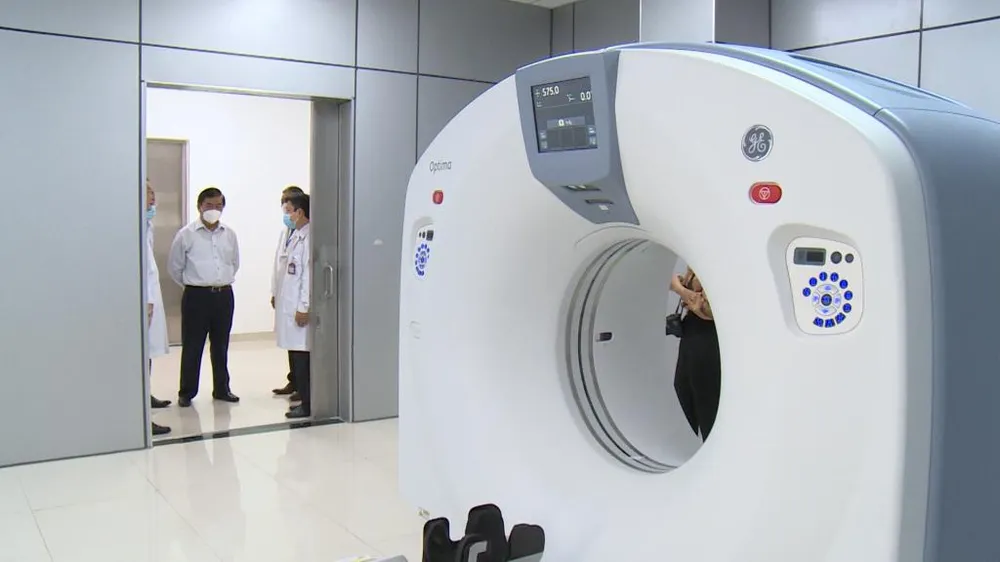 Bệnh viện được đầu tư nhiều máy móc, trang thiết bị, phương tiện với kinh phí gần 54 tỷ đồng.