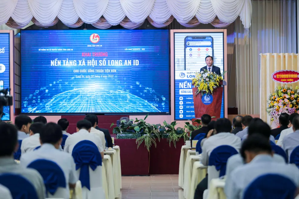 UBND tỉnh Long An chính thức khai trương nền tảng xã hội số Long An ID
