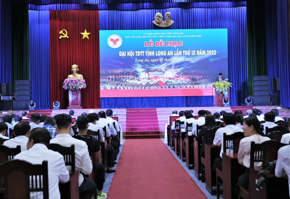 Quang cảnh buổi lễ bế mạc Đại hội TDTT tỉnh Long An lần IX năm 2022