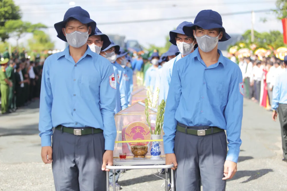 Đội K73 đã tìm kiếm, cất bốc 42 bộ hài cốt tại Campuchia.