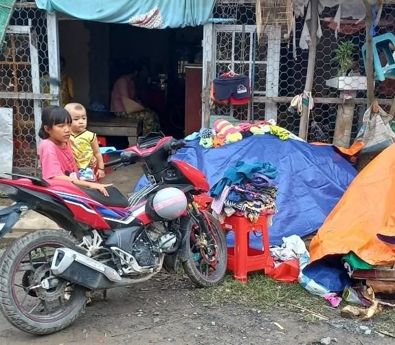 Ngôi nhà của ông Hoàng - nơi xảy ra 4 vụ cháy. Ảnh: CTV