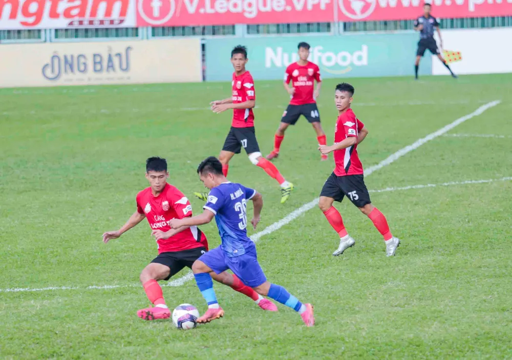 Trận đấu diễn ra đầy kịch tính và hấp dẫn. Ảnh: HD Trận đấu diễn ra đầy kịch tính và hấp dẫn. Ảnh: HD