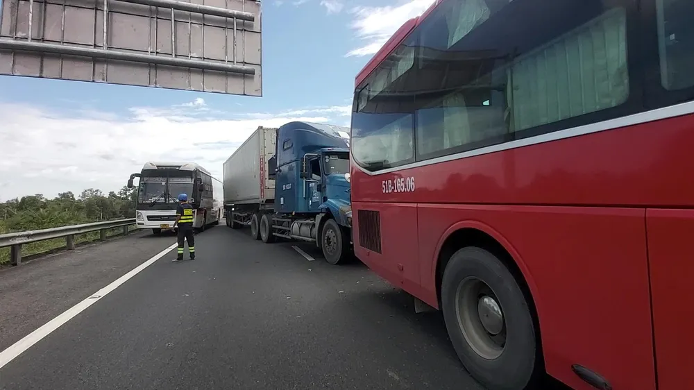 Hiện trường vụ tai nạn. Ảnh: Đức Thịnh Hiện trường vụ tai nạn. Ảnh: Đức Thịnh