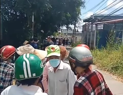 Hiện trường nơi nạn nhân tử vong. Ảnh: CTV