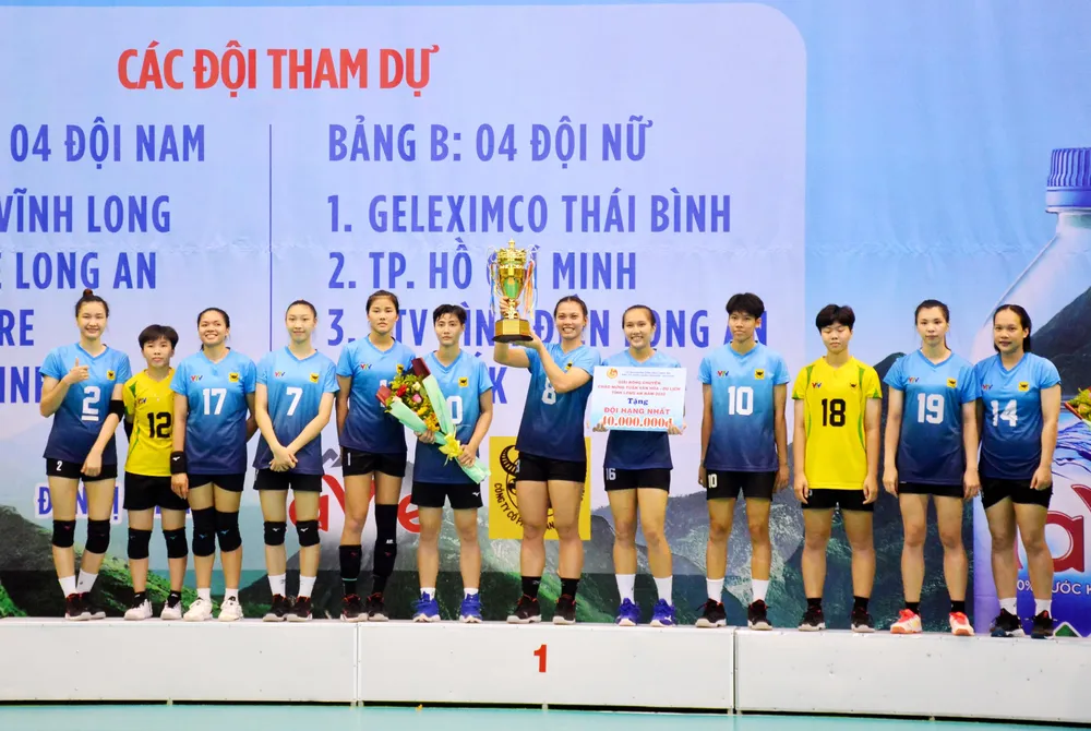VTV Bình Điền Long An lên ngôi vô địch. Ảnh: HD