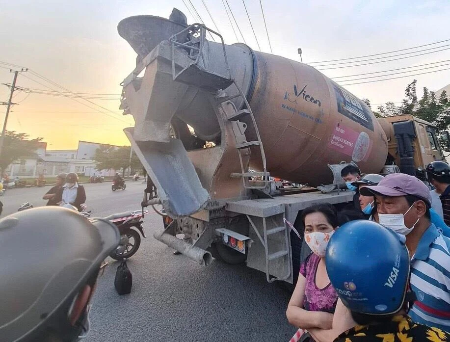 Hiện trường vụ tai nạn. Ảnh: CTV