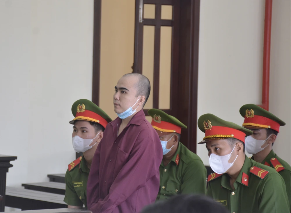 Lưu Quốc Bảo tại phiên toà xét xử. Ảnh: CTV