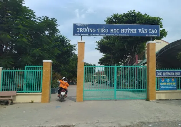 Trường tiểu học Huỳnh Văn Tạo, nơi xảy ra vụ việc. Ảnh: CTV