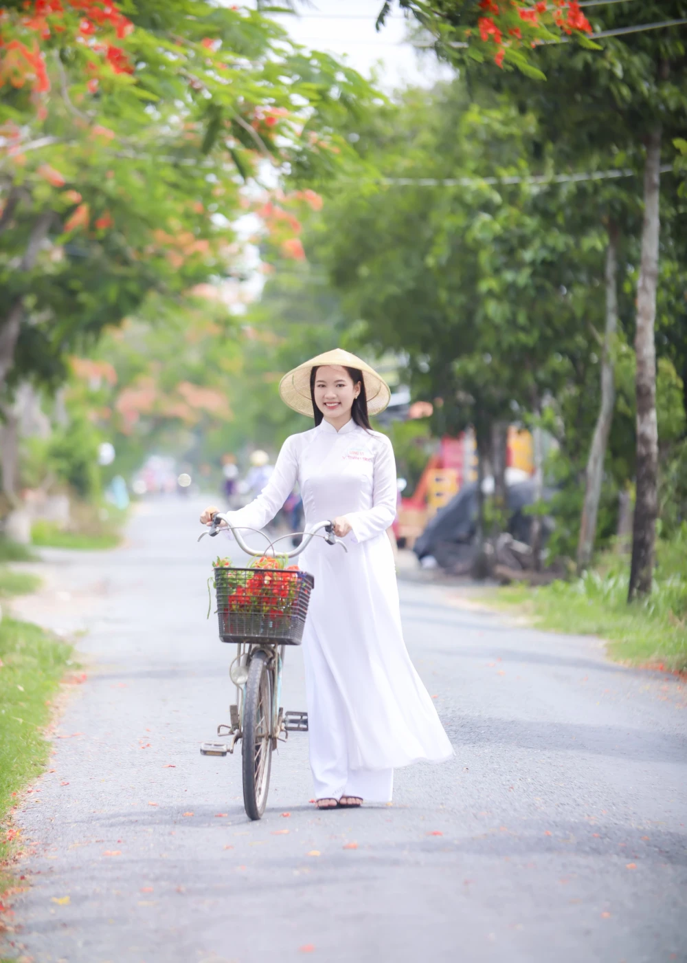 Bạn Nguyễn Phạm Thanh Trúc rất thích khi mỗi mùa hoa phượng về