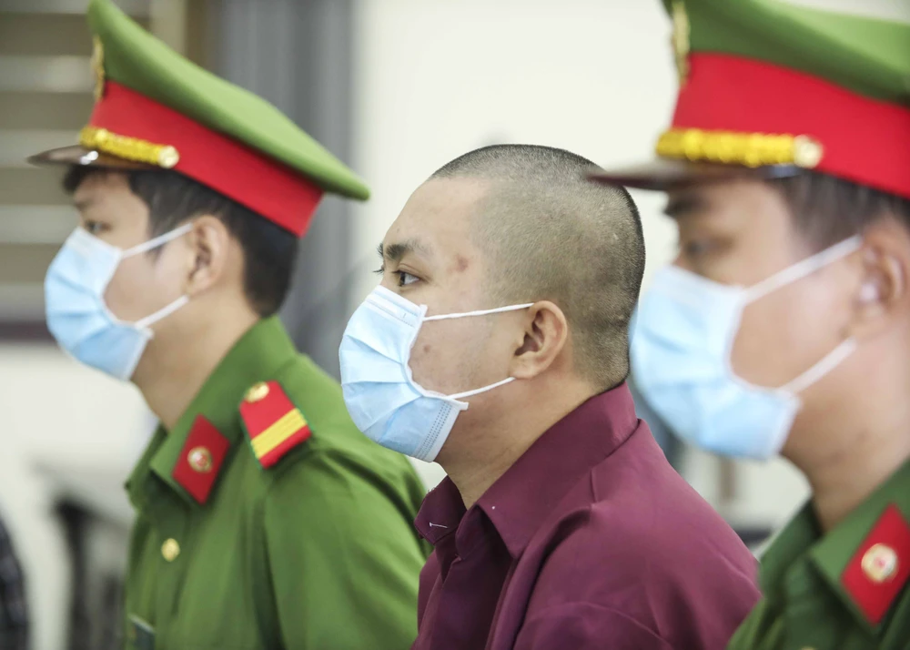 Bị cáo Nguyễn Đoàn Phước Hưng tại phiên tòa xét xử sơ thẩm. Ảnh: HUỲNH DU Bị cáo Nguyễn Đoàn Phước Hưng tại phiên tòa xét xử sơ thẩm. Ảnh: HUỲNH DU