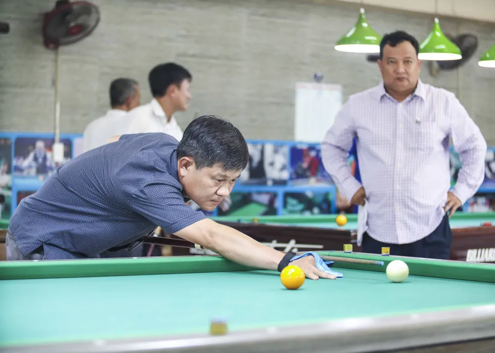 Các trận thi đấu diễn ra sôi nổi, hấp dẫn với chuyên môn cao. Ảnh: HUỲNH DU