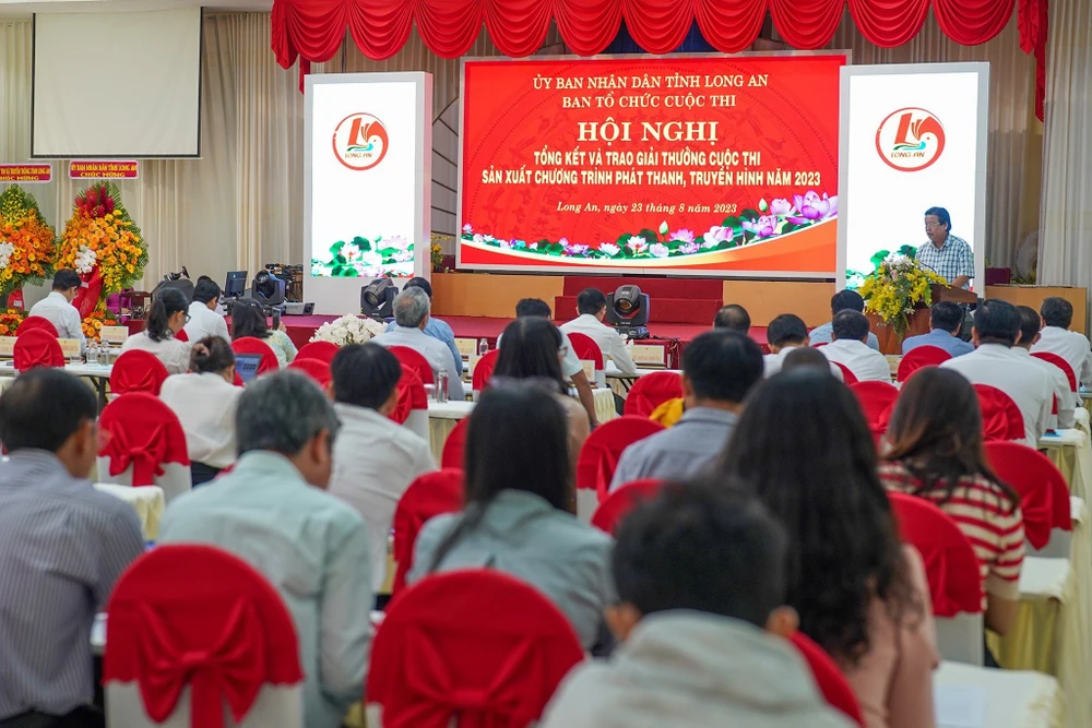 Hội nghị tổng kết trao giải cuộc thi sản xuất chương trình PT-TH năm 2023. Ảnh:HD