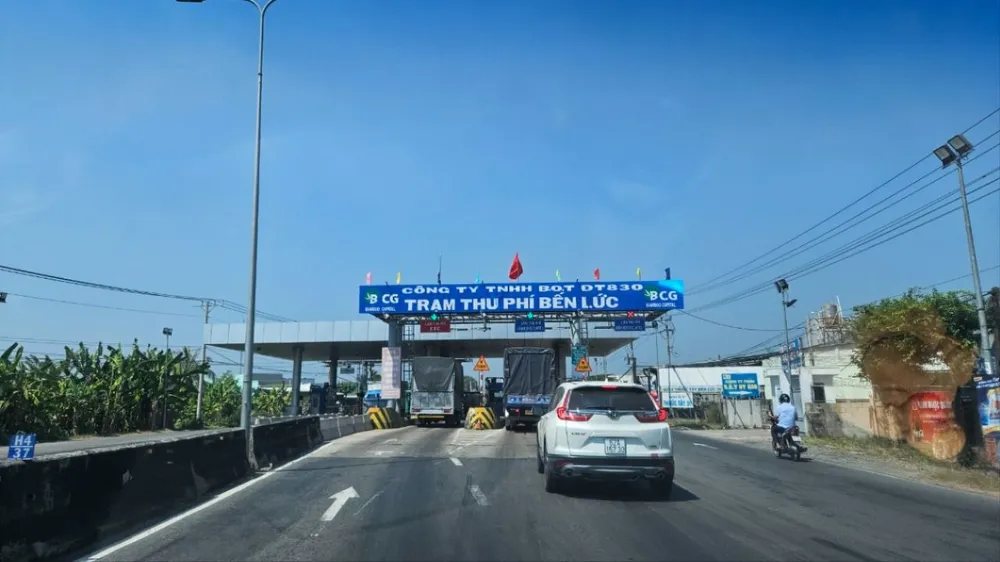 Đường tỉnh 830 đưa vào sử dụng 2018 giúp kết nối các khu kinh tế, khu công nghiệp Đức Hòa, Bến Lức với quốc lộ 1 của tỉnh Long An. Ảnh: HD Đường tỉnh 830.jpg