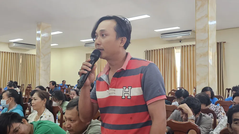 Anh Nguyễn Minh Tuấn ý kiến về vấn nạn lừa đảo trên không gian mạng. Ảnh: HD lừa đảo trên không gian mạng.jpg