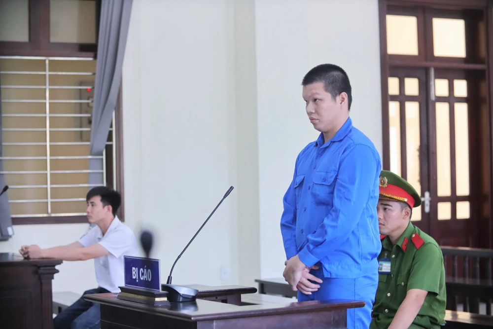 Bị cáo Nguyễn Thanh Sơn. Ảnh:HD bắt cóc con của bạn thân 1.jpg